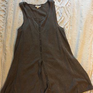 Eileen Fisher, Brown, Linen Tunic